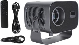 Projektor Verk Projektor video a10 4k android tv 13.0 wifi bluetooth lcd full hd 360deg; 2