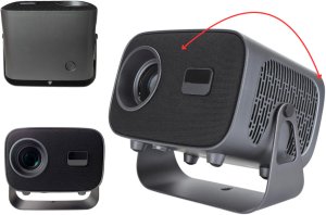 Projektor Verk Projektor video a10 4k android tv 13.0 wifi bluetooth lcd full hd 360deg; 6