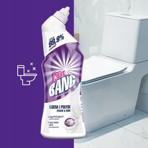 Reckitt Benckiser CILLIT BANG Żel do toalet - Wybielanie i Dezynfekcja 750ml 10