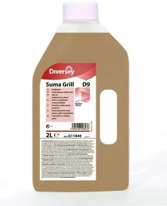Diversey Diversey Suma Grill D9 – alkaliczny preparat do czyszczenia piekarników, grilli, smażalników i frytkownic - 2 L 2