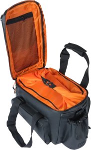 Basil Torba na bagażnik BASIL Miles Tarpaulin Trunkbag XL Pro MIK 9-36L MIK System (ready to go) 100% wodoodporna black orange 2