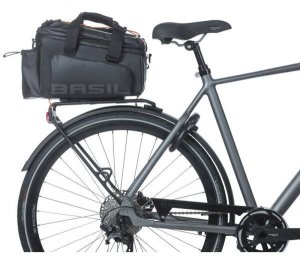 Basil Torba na bagażnik BASIL Miles Tarpaulin Trunkbag XL Pro MIK 9-36L MIK System (ready to go) 100% wodoodporna black orange 4