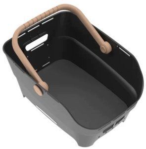 Basil Kosz tylny na bagażnik CENTO NEO rear bicycle basket 21L MIK System (ready to go) black 2