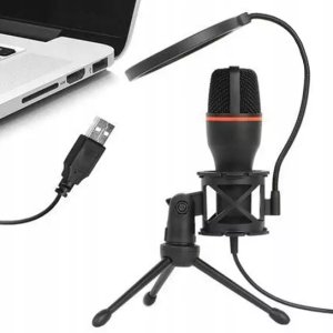 Mikrofon Logit LOGIT Mikrofon Do Komputera Pojemnościowy USB Karaoke BM-3000 4