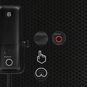 Mikrofon Elgato Wave3 czarny + ramię montażowe Low Profile 3