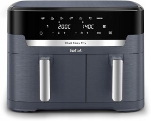 Frytkownica beztłuszczowa Tefal Dual Easy Fry XXL Airfryer 11L 2700W 2 Komory Frytkownica Cyfrowa 3