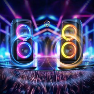 Głośnik W-KING W-KING 240W Głośnik bezprzewodowy Bluetooth IPX6 Boombox Party RGB Echo EQ 2