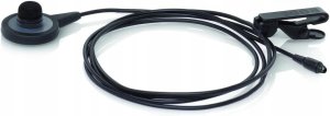 Mikrofon LensGo RDE PinMic mikrofon lavalier Jack 3,5 mm do śpiewania i wideo Czarny 3
