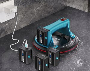 Powermat Seesii 2szt Przyssawka Elektryczna 270kg Próżniowa LCD Akumulator Drewno 2