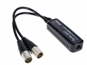 MusicMan Audinate Dante AVIO Analog Output Adapter 0x2 interfejs XLR 96kHz 2