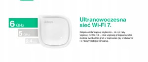 Router Reyee System Mesh Wi-Fi 7 Linksys Velop Pro 7 Mbe7003 10 Gb/S Do 825 M2 600 3 Szt 5
