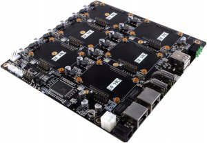 Qoltec DeskPi Super6C Cluster Board Raspberry Pi CM4 CM5 ITX Zasilacz 89W 4