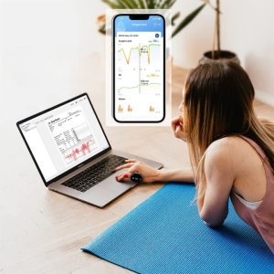 Pulsoksymetr IMDK Pulsoksymetr Pierścieniowy O2 Snun Monitor Snu Bluetooth Aplikacja Alarm 3