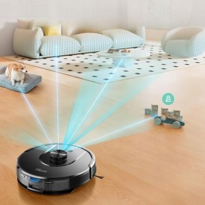 Robot sprzątający AECO Tikom L8000 Plus Robot Odkurzający 6000Pa Stacja Odsysająca LiDAR Mop 2
