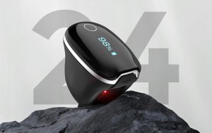 Pulsoksymetr IMDK Wellue O2Ring-S Pulsoksymetr Nocny Monitor Snu Tlen Wibracje Bluetooth 3