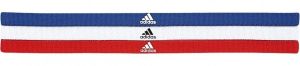 Adidas Opaski na głowę 3szt. Sportbands Adidas niebiesko-biało-czerwony uniw - 4054072350170 1