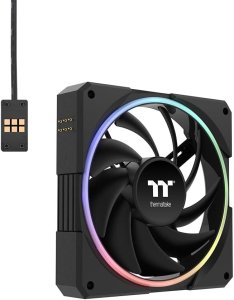 Wentylator Thermaltake TS120 EX RGB Czarny 3-pack + hub (CL-F206-PL12SW-A) 4