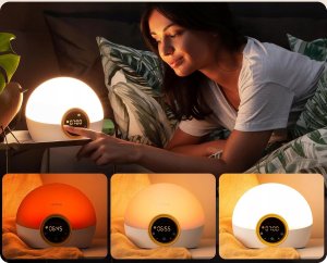 Sena Lumie Bodyclock Rise 100 budzik ze wschodem słońca lampka nocna biały 2