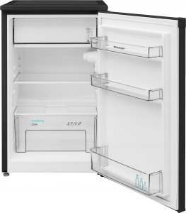 Lodówka Sharp ledusskapis 88l 82.10 cm czarny SJ-UE088T0B-EU 2