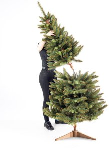 Lean Choinka sztuczna 220 cm świerk MAYA butelkowa zieleń RESTILO PE PVC 4
