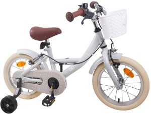 vidaXL vidaXL Rower Dziecięcy 12 Cali dla dzieci w wieku 2-4 lata Jasnoszary 2