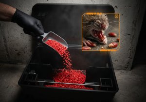 RatOut Trutka Trucizna Środek Gryzoniobójczy na Szczury Myszy Gryzonie Zbożowa Zatrute Ziarno Czerwone Brodifakum 7,5kg 9
