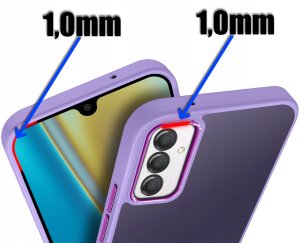 krainaGSM Etui Do Samsung Galaxy A14|A14 5G Matowe Silicone Case Satynowe + Szkło 9H 2