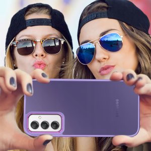 krainaGSM Etui Do Samsung Galaxy A14|A14 5G Matowe Silicone Case Satynowe + Szkło 9H 5