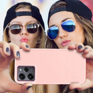 krainaGSM Etui Do Xiaomi Redmi 12 4G Matowe Silicone Case Satynowe Plecki + Szkło 9H 5