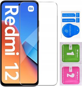 krainaGSM Etui Do Xiaomi Redmi 12 4G Matowe Silicone Case Satynowe Plecki + Szkło 9H 8