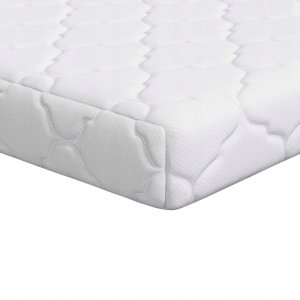 vidaXL VidaXL Materac Biały 80 x 160 cm Tkanina żakardowa 3