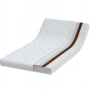vidaXL VidaXL Materac Biały 80 x 160 cm Tkanina żakardowa 7