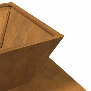 vidaXL Kominek Rdzawy 50 x 50 x 40 cm (874584) 7