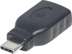 Adapter USB Manhattan USB-C - USB Czarny  (354646) 1