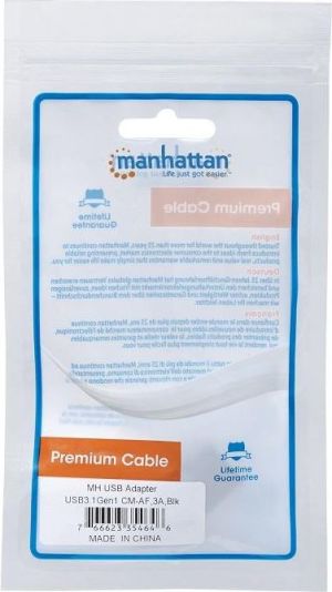Adapter USB Manhattan USB-C - USB Czarny  (354646) 6