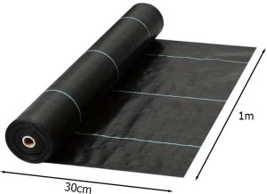 PrimeGarden Gruba agrowłóknina agrotkanina 70g 1x30m antchwastowa agrotkanina czarna 6