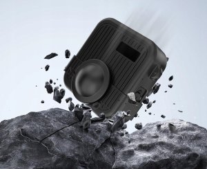Puluz Zestaw 3w1 Etui Pokrowiec Futerał + Osłona Dekielek + Pasek Do Gopro Max 2 / Max2 / Pu1099b 4