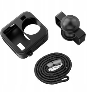 Puluz Zestaw 3w1 Etui Pokrowiec Futerał + Osłona Dekielek + Pasek Do Gopro Max 2 / Max2 / Pu1099b 6
