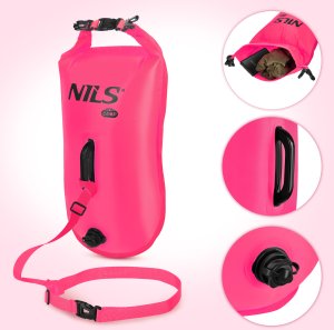 Avenli NILS NC1772 Dmuchana bojka do pływania 28 L Różowa 7