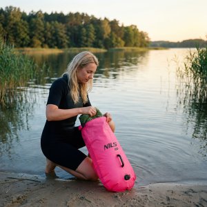 Avenli NILS NC1772 Dmuchana bojka do pływania 28 L Różowa 8