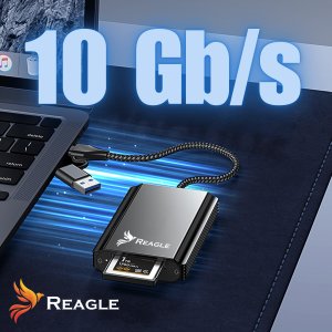 Czytnik Reagle Czytnik Kart CFExpress Typ B USB 3.2 Gen 2 do 2TB 10 Gb/s 2w1 USB C REAGLE 7