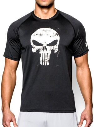 Under Armour Koszulka męska Transform Yourself Core T-Shirt Punisher Black/White r. L 1