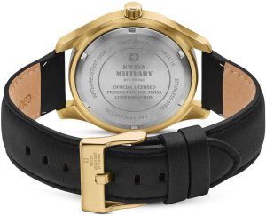 Zegarek Swiss Military Zegarek męski Swiss Military by Chrono SM34116.06 czarny 4