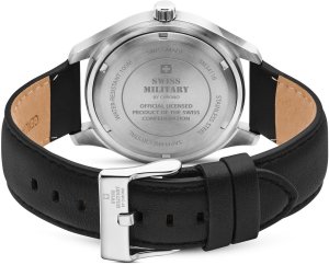 Zegarek Swiss Military Zegarek męski Swiss Military by Chrono SM34116.04 czarny 4