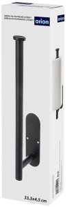 Staples Wieszak na ręcznik papierowy czarny loft metalowy na taśmę 3M (Ori_532150) 7