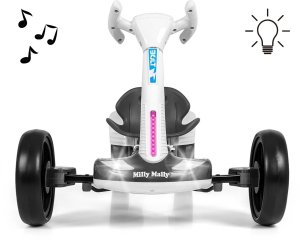 Milly Mally Milly Mally Pojazd na akumulator Gokart Bolt White EDUKAMP 12