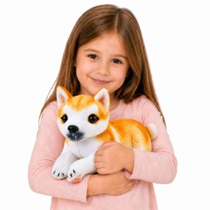 LeanToys Pluszowy Piesek Shiba Inu Przytulanka Maskotka Pluszak Pies Miękki 25 cm EDUKAMP 2