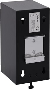 Delock InLine® Rozdzielacz 4-Port Cat.6A Ściana/kolumna w tym moduły Keystone 2