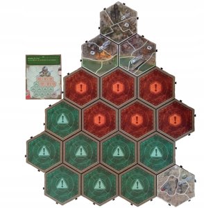 OEM Modularna siatka do gry Fallout HexLock - teren 3D 4 szt. 3