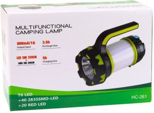 Latarka Lean Lampa LED 2W1 kempingowa turystyczna akumulatorowa wielofunkcyjna (30975) 7